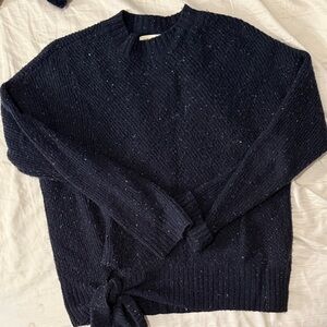 Treasure & Bond Dark Knit Crewneck Sweater